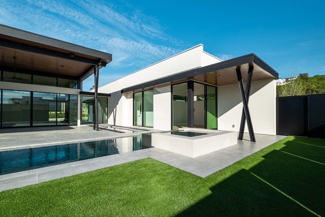 celebrity villa poolside interior
