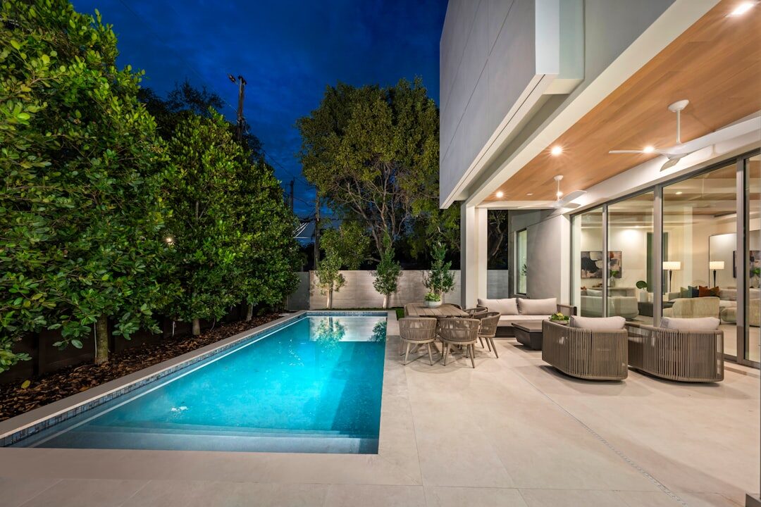 luxury outdoor patio